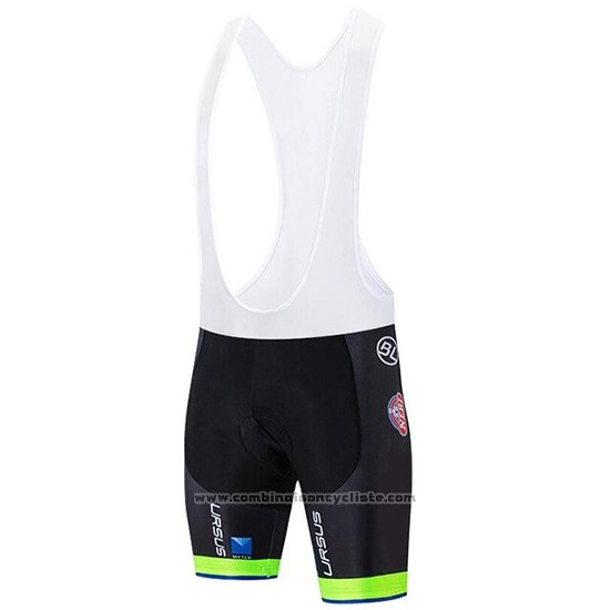 2019 Maillot Cyclisme Neri Italie Vert Noir Manches Courtes et Cuissard